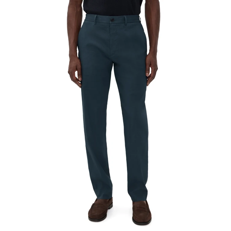 Pantalon Standard Theory en Good Linen Dark Blue Wing 31