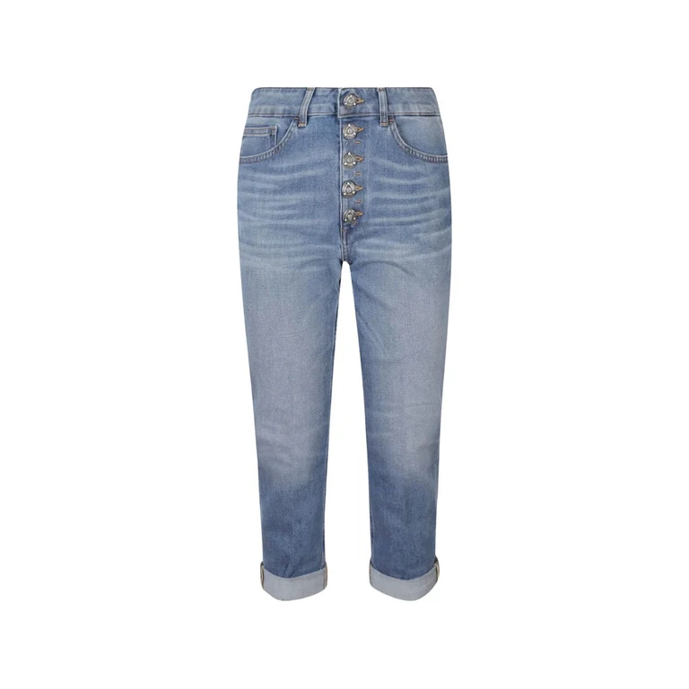 Dondup Koons Bot Gioie Blue Co Ea Pant - Women