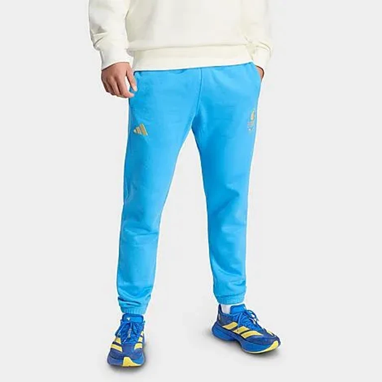 adidas Men's Boston Marathon 2026 ALL SZN Running Pants in Lucid Ray Blue Size: Small