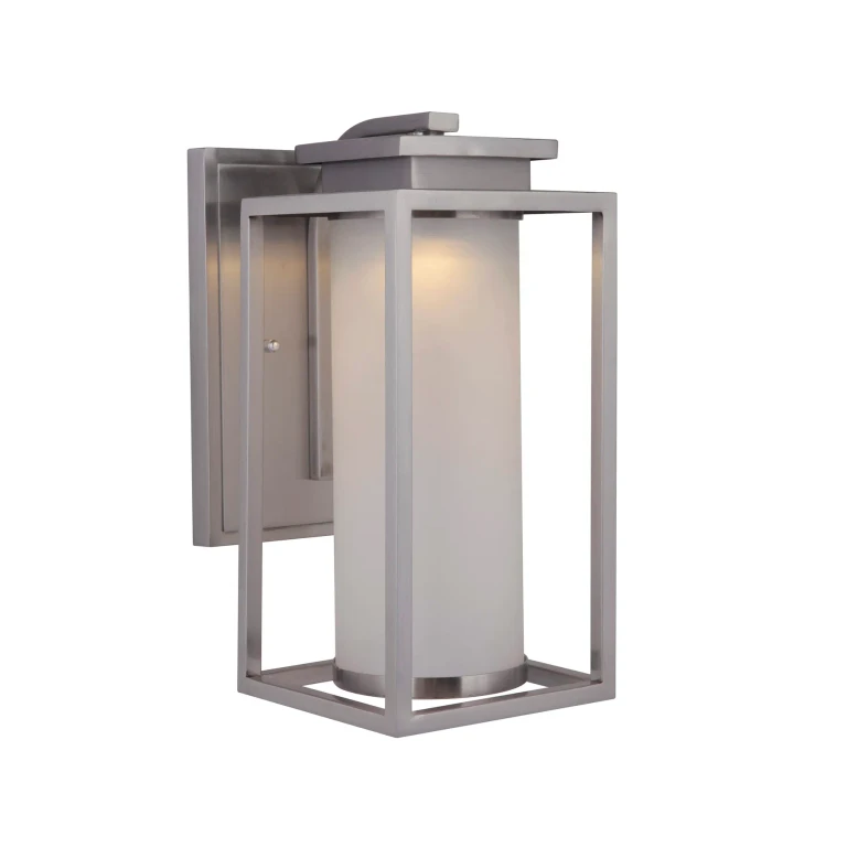 Stainless Steel LED Wall Lantern from the Vailridge Collection