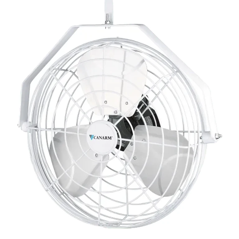 Canarm 18-in. Horizontal Airflow Wall Fan - Zinc Plated
