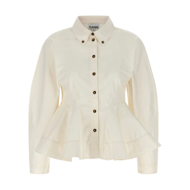 Ganni Chemise - Blanc