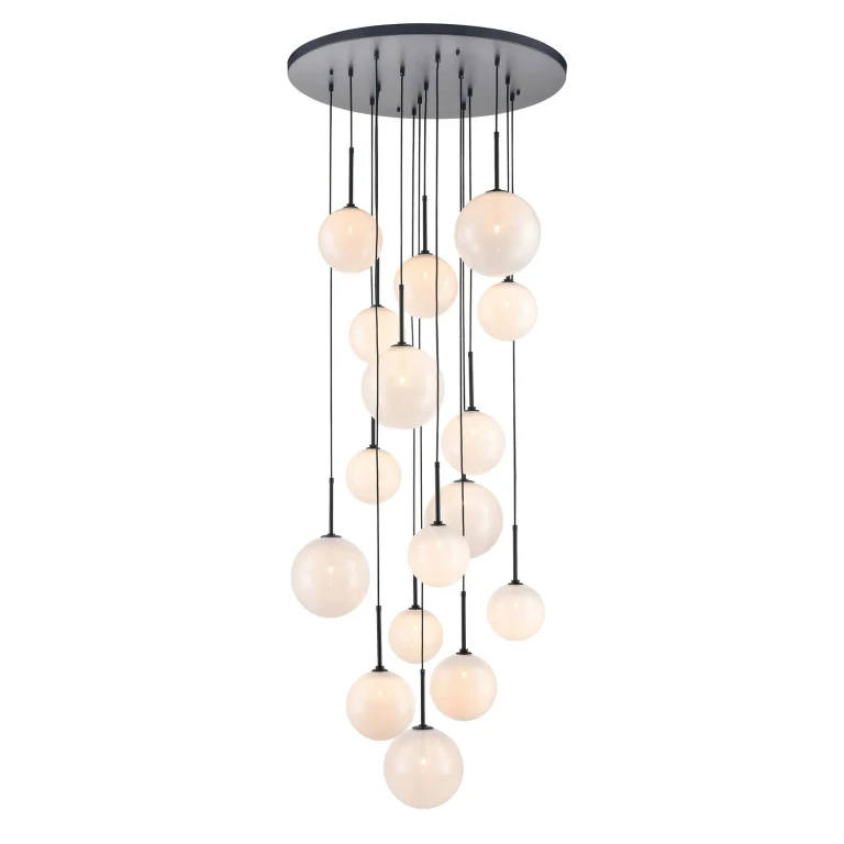 Black LED Pendant from the Delilah Collection