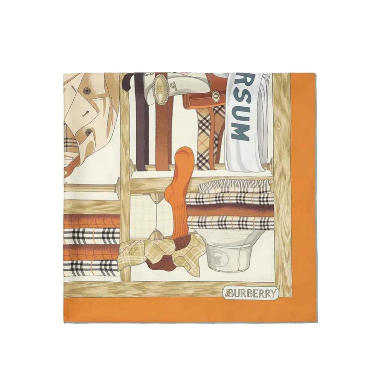 Burberry London Écharpe - Orange