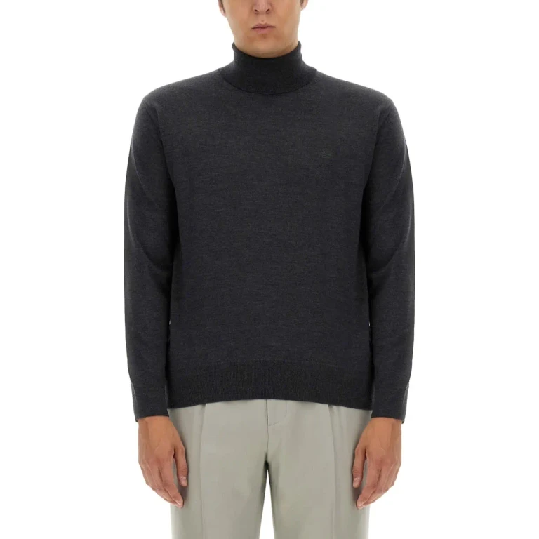 Etro Pull Col Rond - Gris