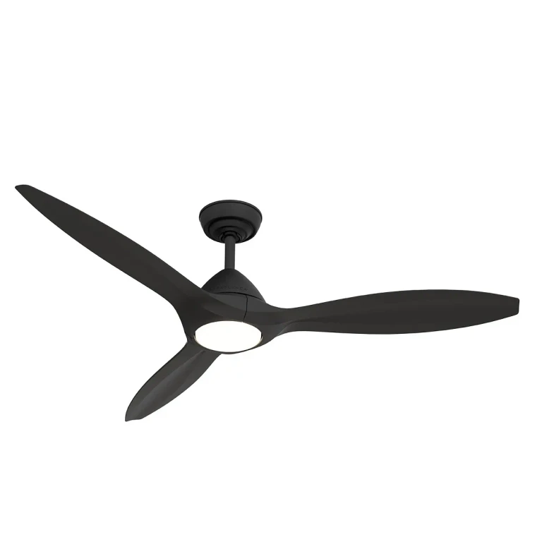 Matte Black 56"Ceiling Fan from the Surea Collection