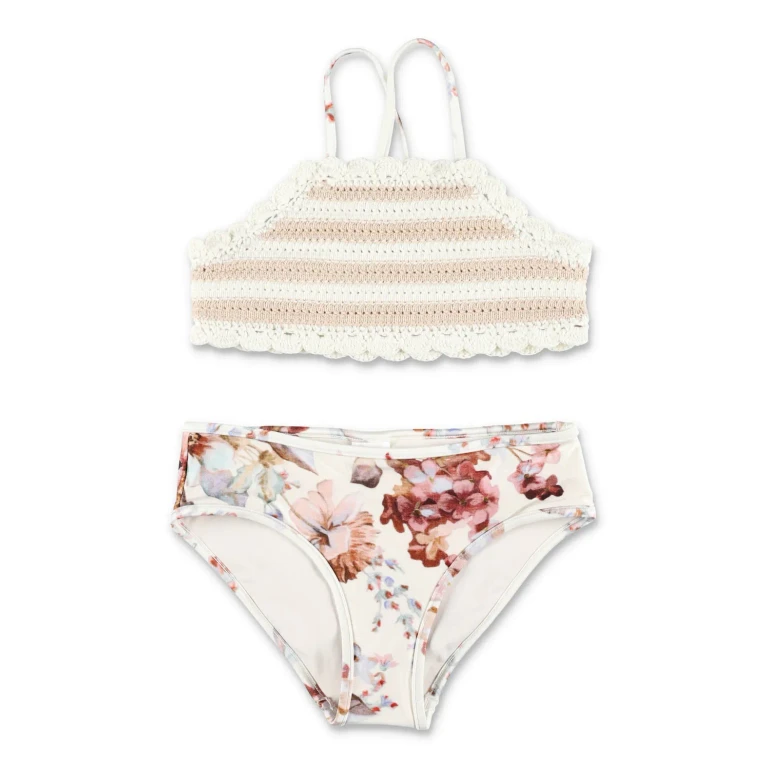 Swimsuit Kids color White (6100WRS261IVFM)