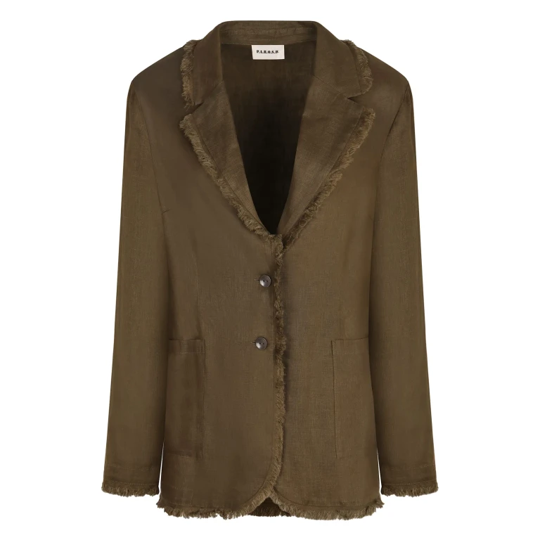 Parosh Beach Linen Jacket