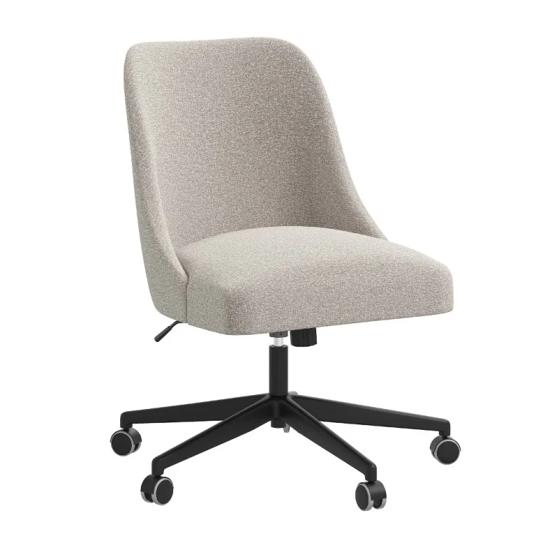 Spencer Elephant Gray Office Chair - Skyline Furniture