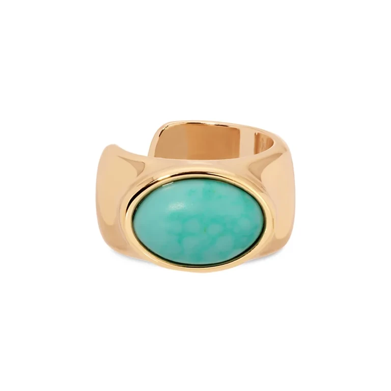 Ettika Turquoise Solstice Turquoise Single Ear Cuff