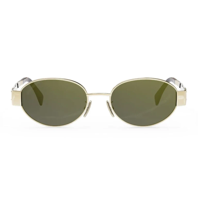 Celine Metal Triomphe Cl40235u - Light Gold Sunglasses
