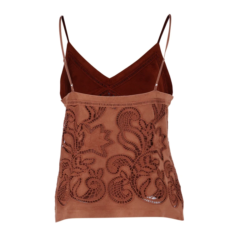 Ermanno Di E. Scervino Top Brown - Women