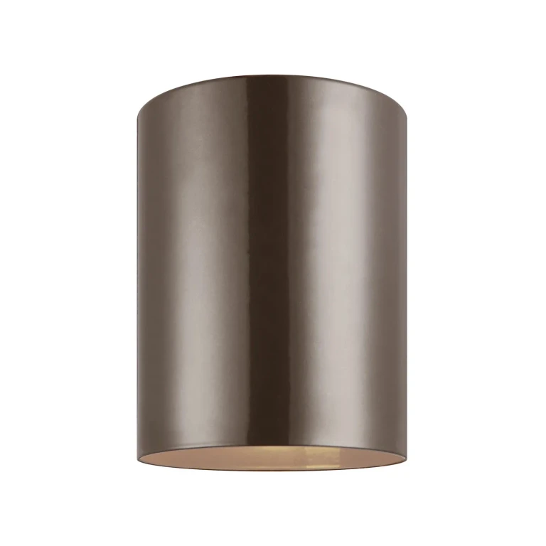 Bronze LED Flush Mount from the Outdoor Cylinders Collection