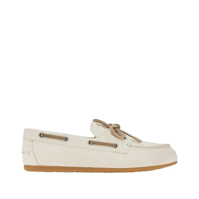 MIU MIU Old canvas boat shoes Woman 36