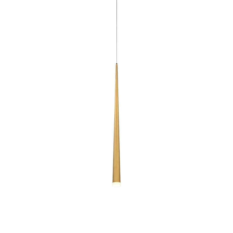 Modern Forms Cascade Pendant Light in Aged Brass