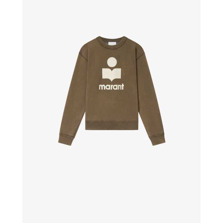 Sweatshirt Mikoy - Homme - Dark Bronze-ecru - Taille XS - Isabel Marant