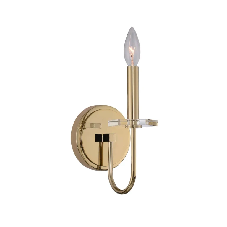Bolivar 12" Wall Sconce in Champagne Gold