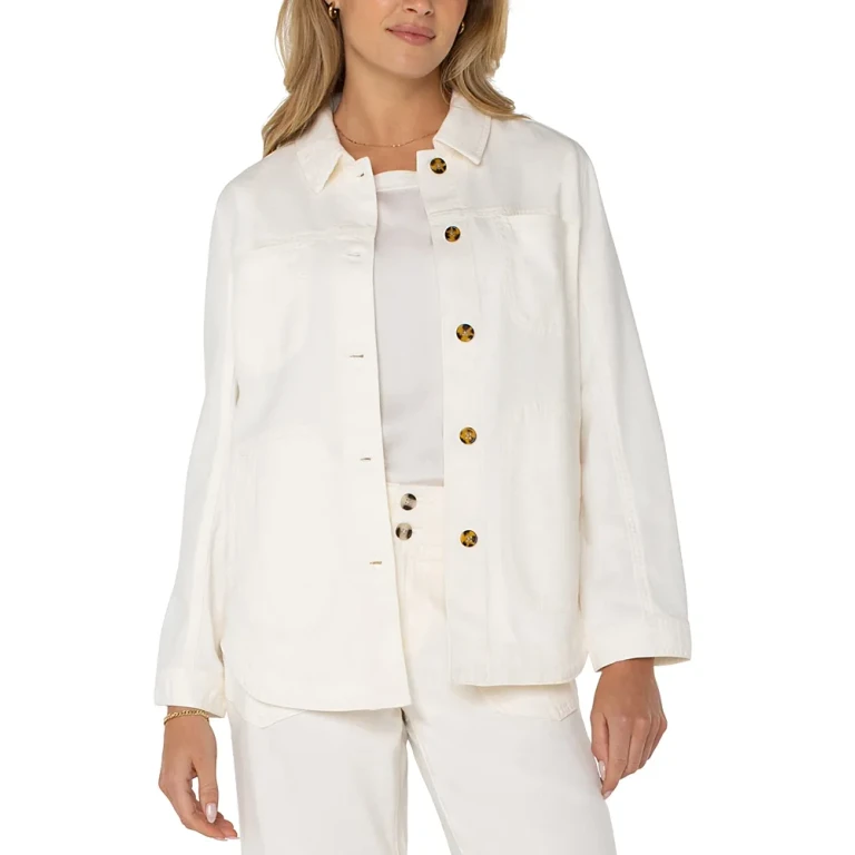 Liverpool Los Angeles Button Front Shirt Jacket