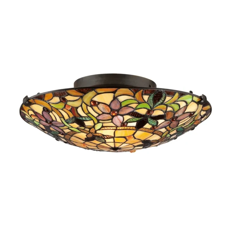 Kami 2-Light Flush Mount in Vintage Bronze