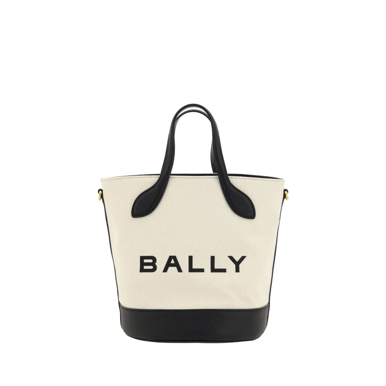 bag in canvas and grained leather (WAU00ZCV034I182O)
