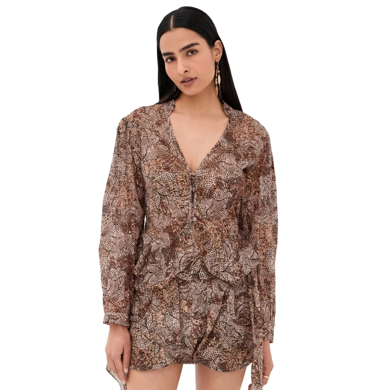 Isabel Marant Celeny Top Ochre 40