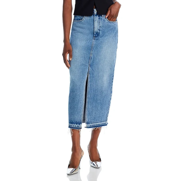 Blanknyc Denim Midi Skirt