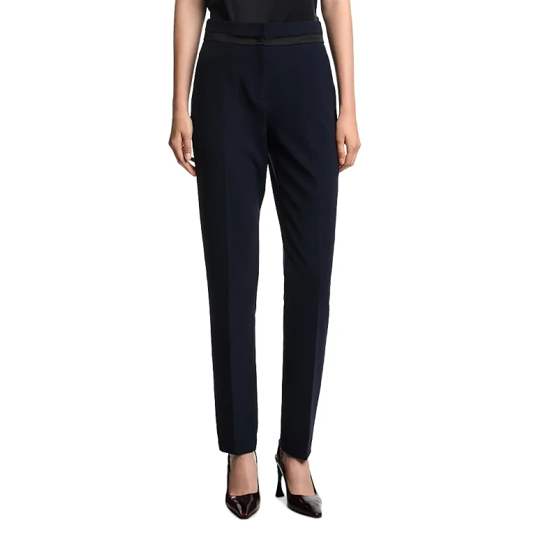 Emporio Armani Satin Striped Pants