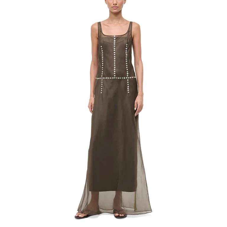 Staud Greta Silk Dress