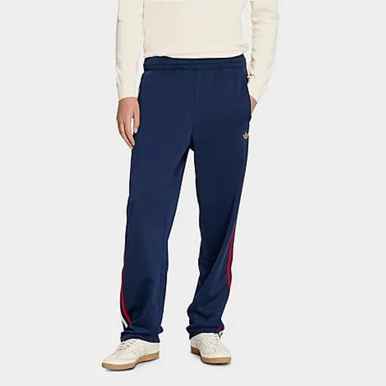 adidas Men's Originals adicolor Firebird Track Pants in Night Indigo/Better Scarlet/White Size: XS