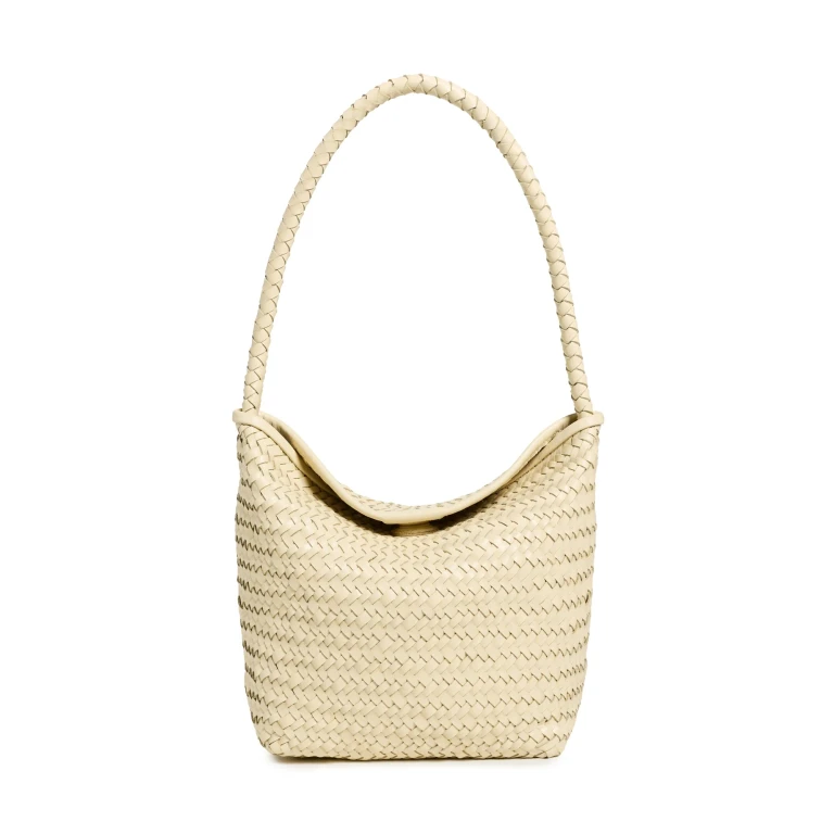 Madewell The Handwoven Shoulder Bag Pale Pineapple One Size