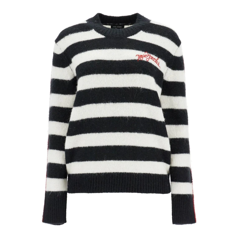 Marc Jacobs trui met boothals - Zwart