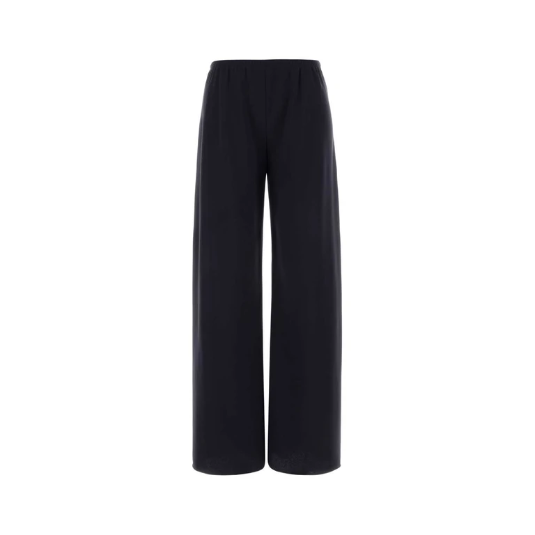 The Row Navy Blue Jersey Gala Pant Pantaloni - Women