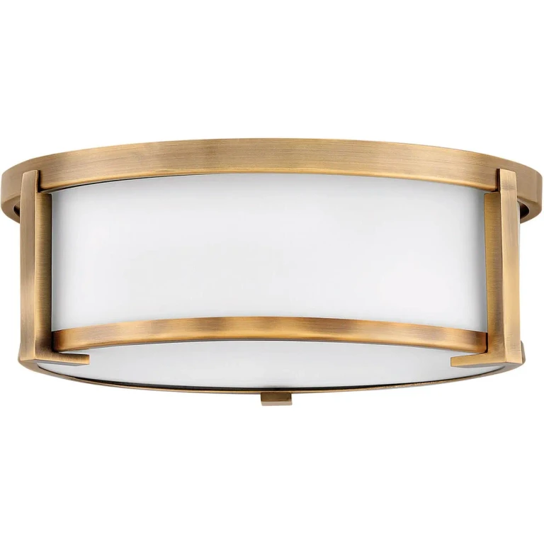 Brushed Bronze LED Flush Mount from the Lowell Collection