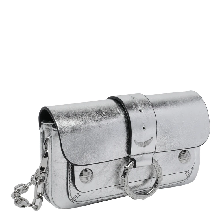 Zadig & Voltaire Bags Silver Calf Leather - Women