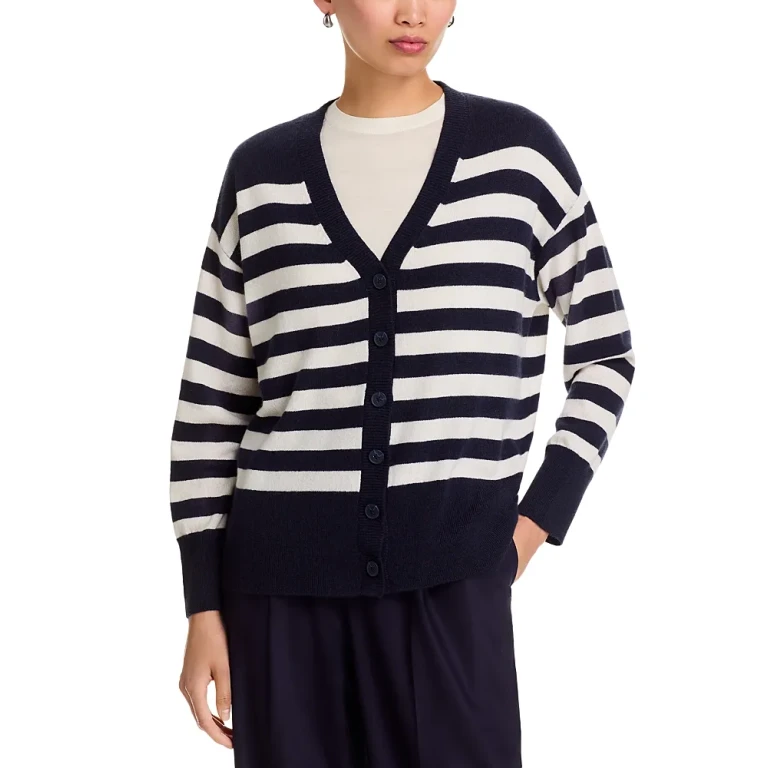 Cashmere V Neck Cardigan Sweater - Exclusive