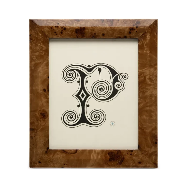 Pigeon & Poodle Narvik Dark Brown Burl Frame, 8 x 10
