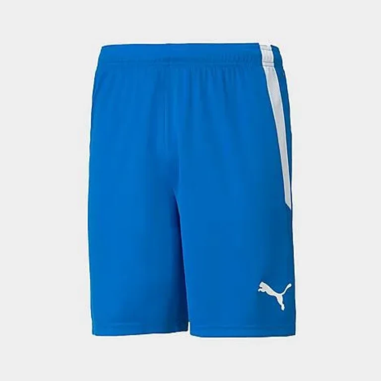 Men's Puma teamLIGA Soccer Shorts in Puma Red/Puma White Size: 2XL