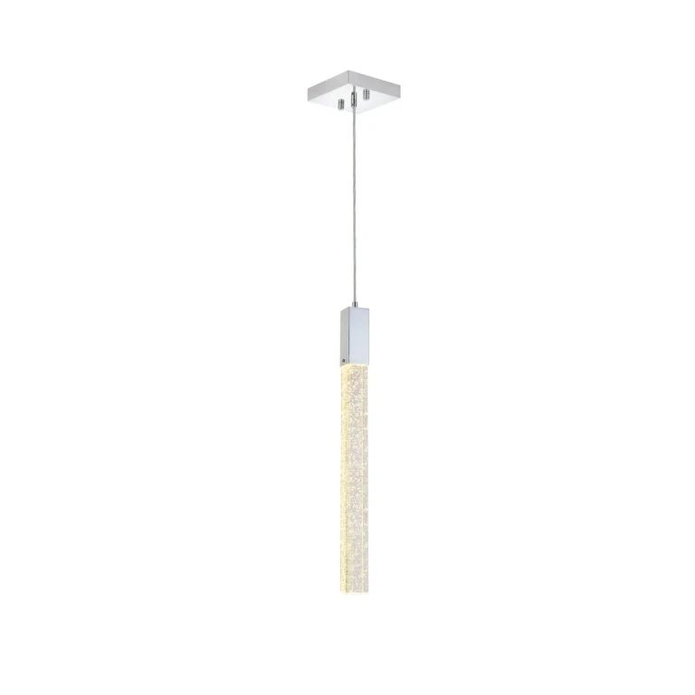 Chrome One Light Pendant from the Weston Collection