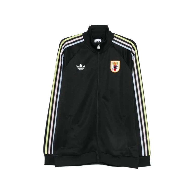 Adidas X JFA Striped-detal Zip-fastening Sweatshirt