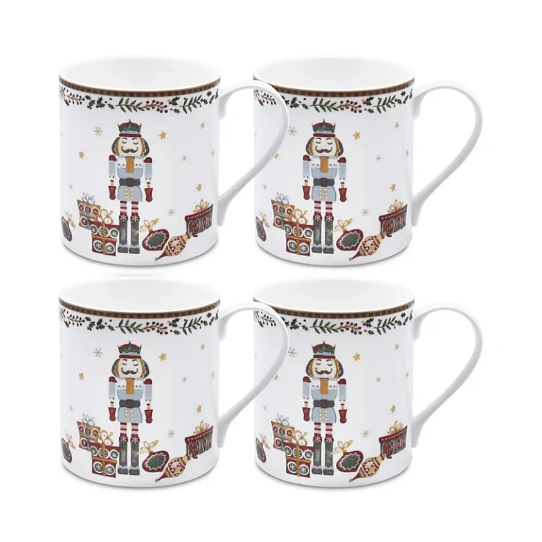 Prouna Nutcracker Mug, Set of 4