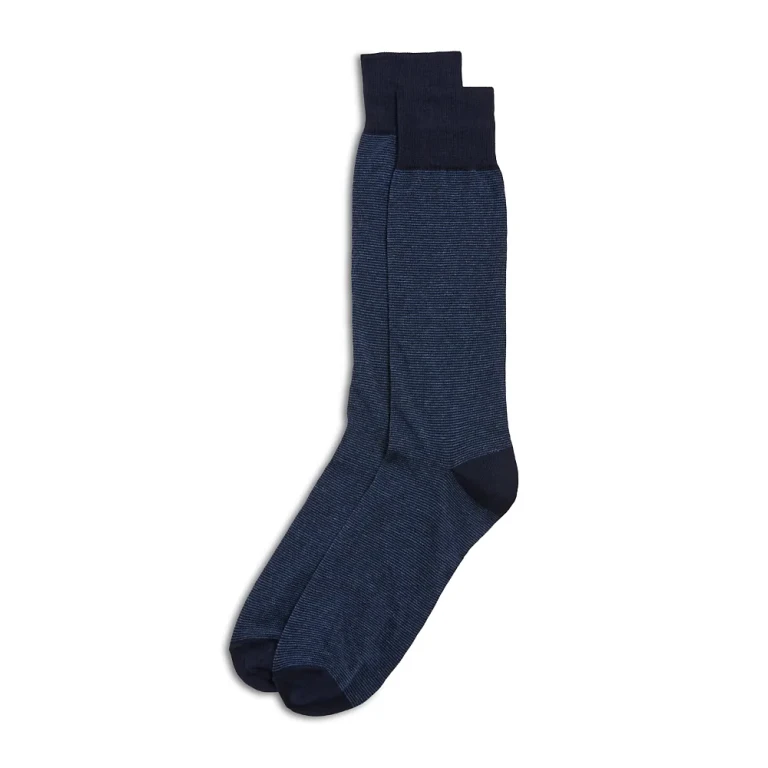 Combed Cotton Blend Crew Socks - Exclusive