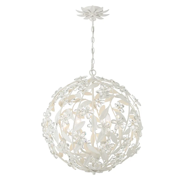 Matte White Pendant from the Marselle Collection