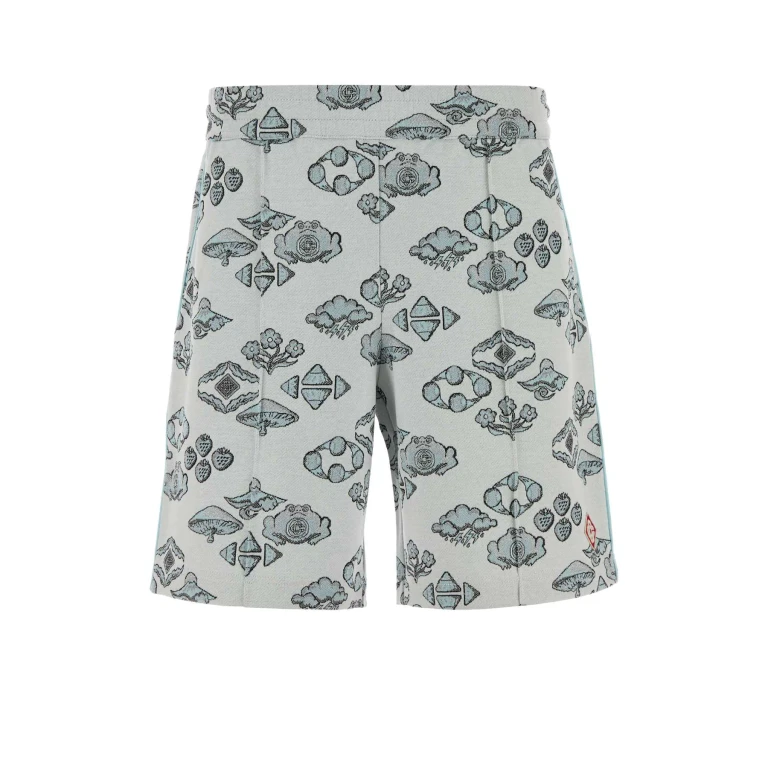 Casablanca Embroidered Stretch Jacquard Bermuda Shorts