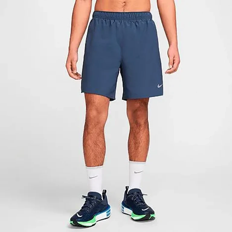Dri-FIT Challenger Brief-Lined Laufshorts in Thunder Blue