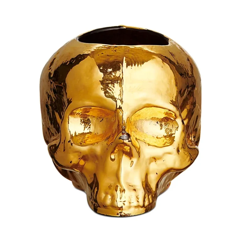 Kosta Boda Still Life Votive, Gold