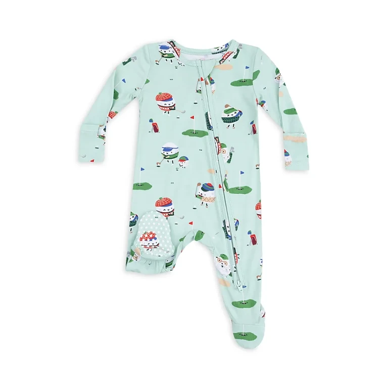 Angel Dear Boys' Golf Pros Zipper Footie - Baby