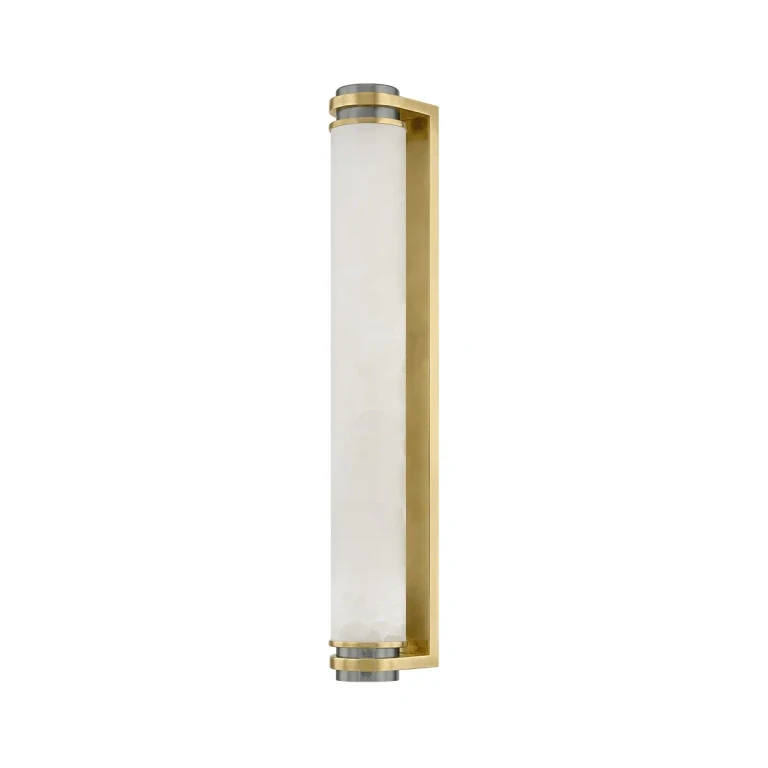 Vintage Brass Vintage Pewter LED Wall Sconce from the Sorrento Collection