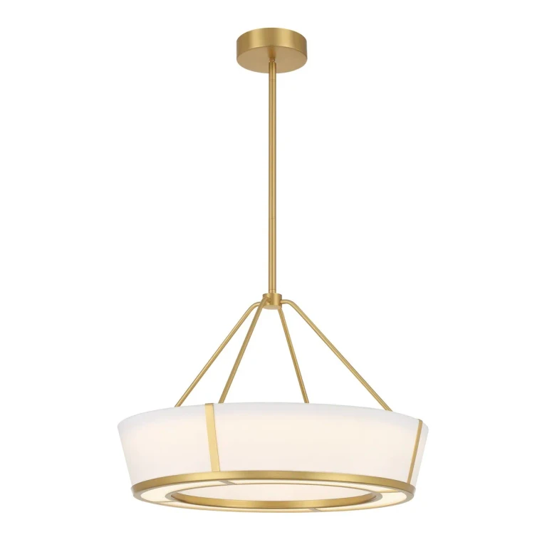 Luxe Gold LED Pendant from the Royce Collection