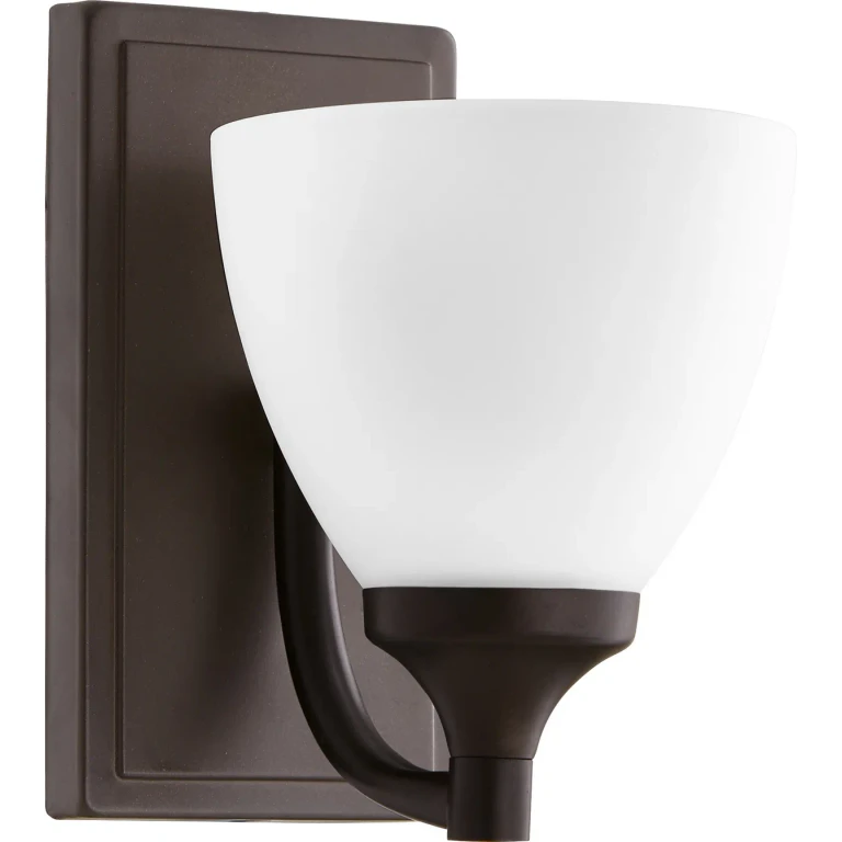 Quorum Enclave 8" Wall Sconce in Oiled Bronze