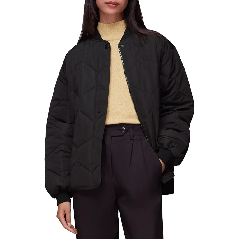Whistles Ida Short Quilted Coat